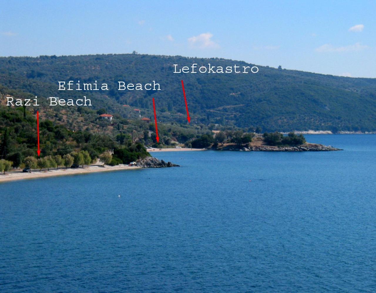 Razi Beach Lefokastro Exteriör bild